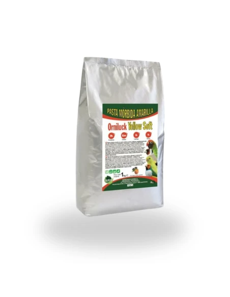 Pasta de cria amarilla ORNILUCK YELLOW SOFT PINETA 4 kg